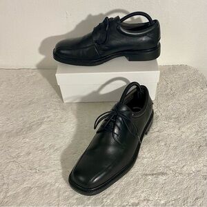 Nunn Bush Marcell Black Leather Bike Toe Oxfords Men’s Size 9.5M